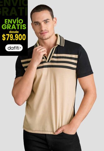 Polo Hombre Negro Mp 112796 MP
