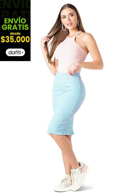 Falda Azul MP 88877