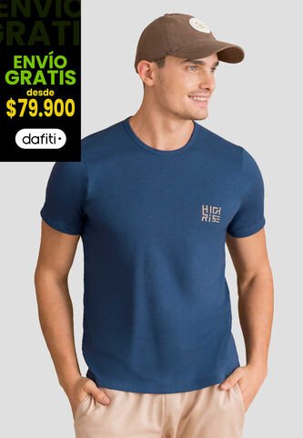 Camiseta Hombre Azul Profundo Mp 101746 MP