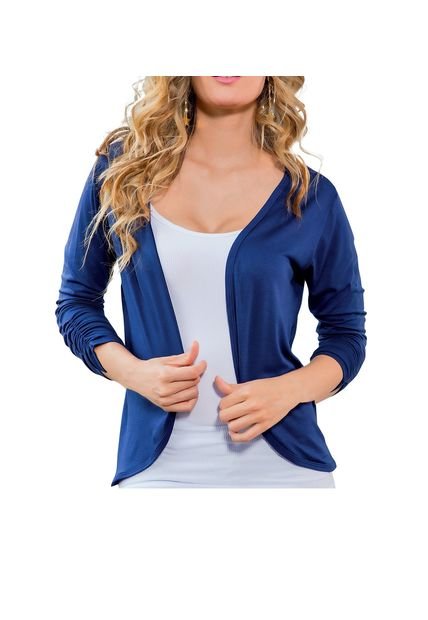 Saco Tejido Para Mujer Azul Oscuro MP 61542