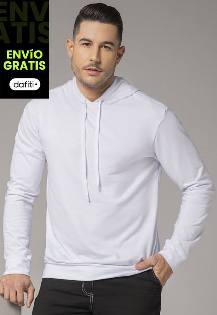 Buzo Hombre Blanco Mp 393