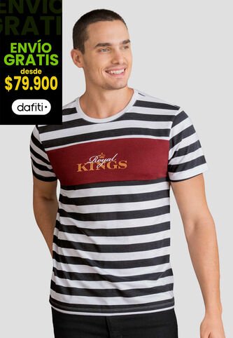 Camiseta Hombre Estampado Mp 112805 MP