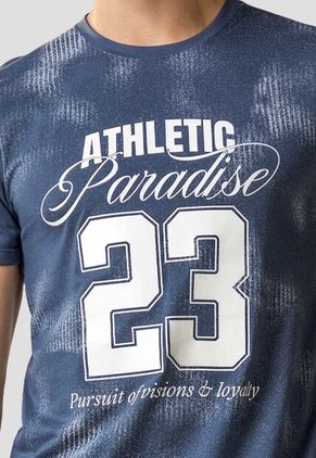 Camiseta Hombre Azul Profundo Mp 113605