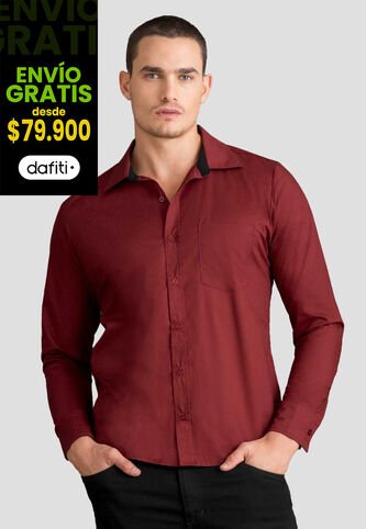 Camisa Hombre Merlot Mp 112807 MP
