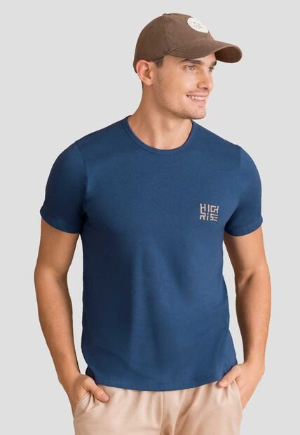 Camiseta Hombre Azul Profundo Mp 101746