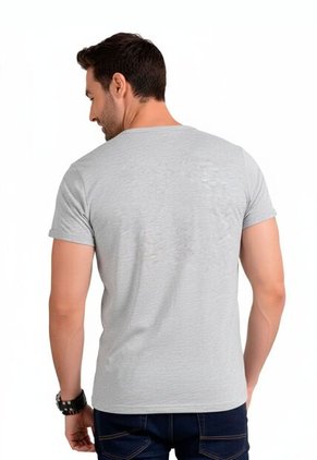Camiseta Hombre Gris Jaspe Mp 34556