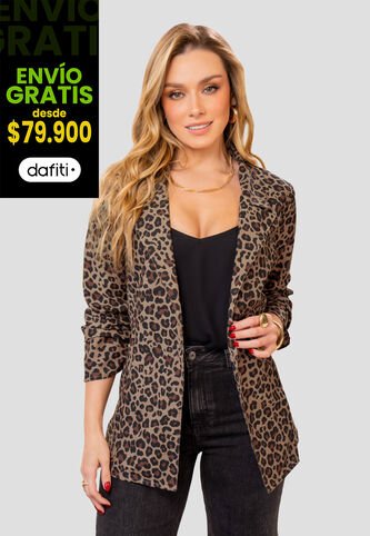 Blazer Mujer Estampado Mp 112655 MP