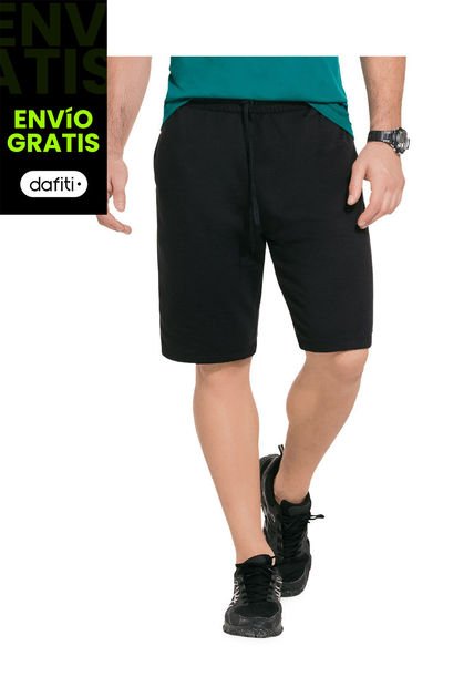 Bermuda Para Hombre Negro MP