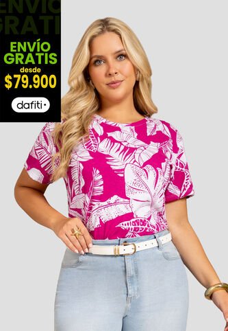 Camiseta Mujer Estampado Mp 112255 MP