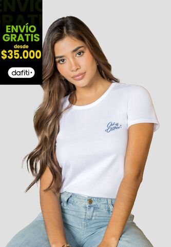 Camiseta Mujer Blanco Mp 113727 MP