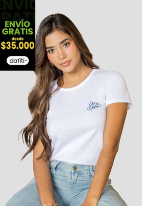 Camiseta Mujer Blanco Mp 113727