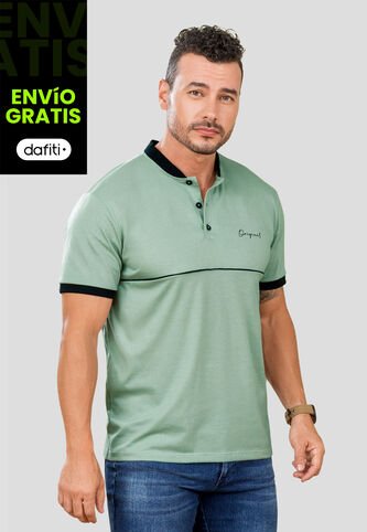 Polo Hombre Verde Oliva Mp 105493 MP