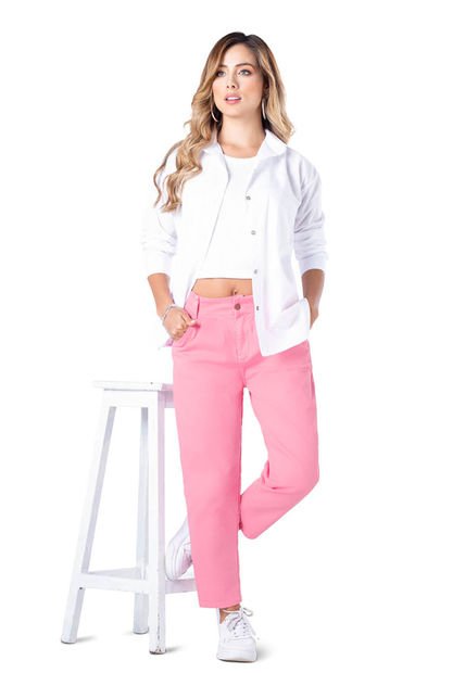 Pantalón Mujer Rosado Mp 34912