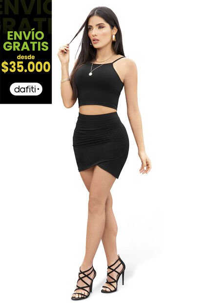 Conjunto Mujer Negro Mp 6585
