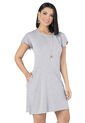 Vestido Corto Mujer Gris Jaspe Mp 68383 de MP