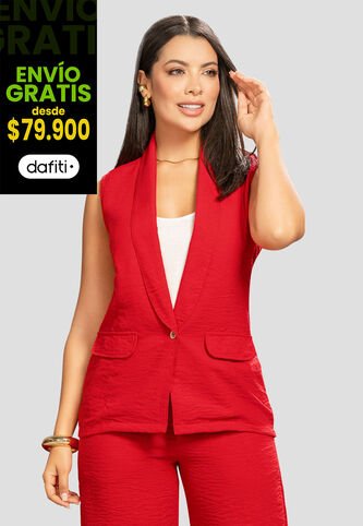 Blazer Mujer Rojo Mp 112514 MP