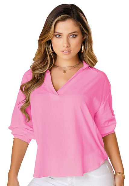 Blusa Mujer Rosa Mp 33874