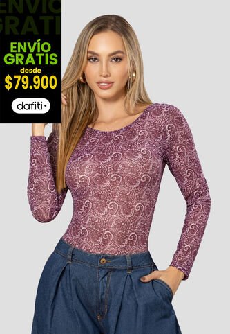 Body Mujer Estampado Mp 112520 MP