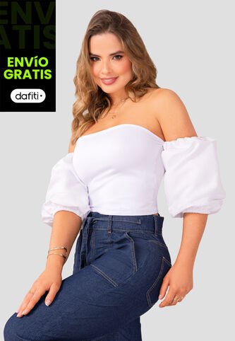 Blusa Mujer Blanco Mp 105167 MP