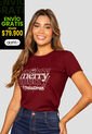 Camiseta Mujer Merlot Mp 112387 de MP