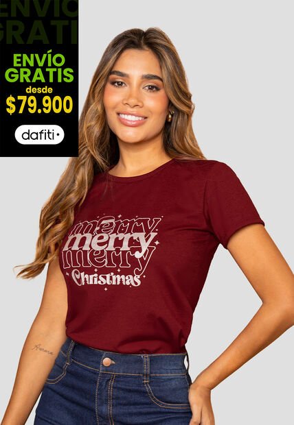 Camiseta Mujer Merlot Mp 112387