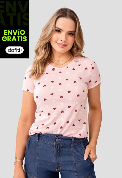 Camiseta Mujer Multicolor Mp 105328