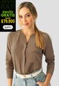 Camisa Mujer Chocolate Mp 112233 de MP