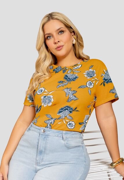 Camiseta Mujer Estampado Mp 112254