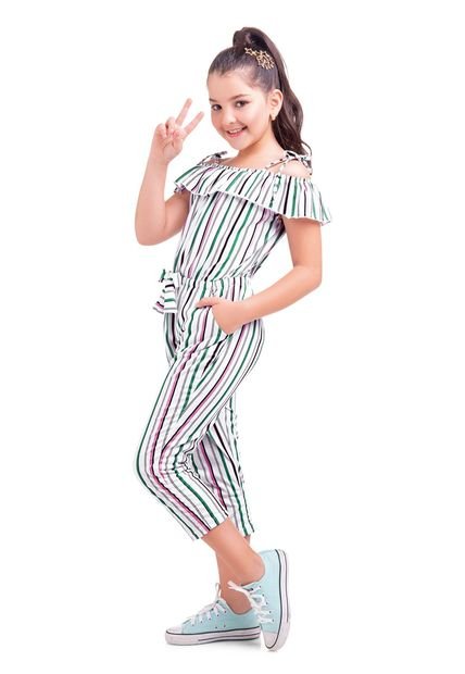 Enterizo Infantil Niñas Estampado MP