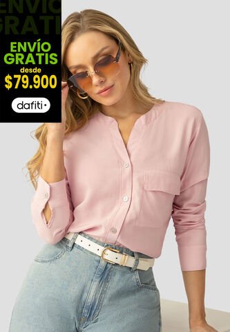 Camisa Mujer Rosa Polvo Mp 112233 MP