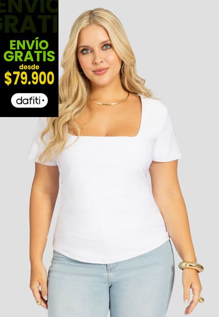 Blusa Mujer Blanco Mp 112235