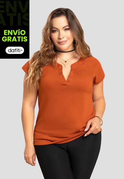 Blusa Mujer Naranja Mp 104190