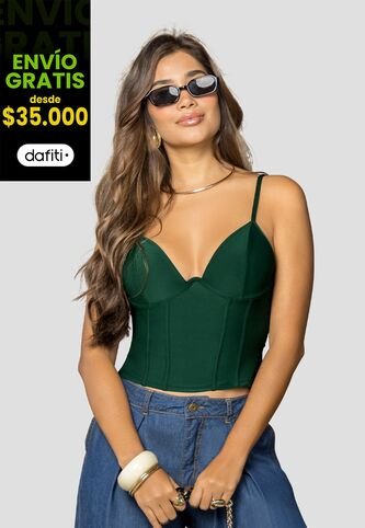 Blusa Mujer Verde Pino Mp 113933 MP