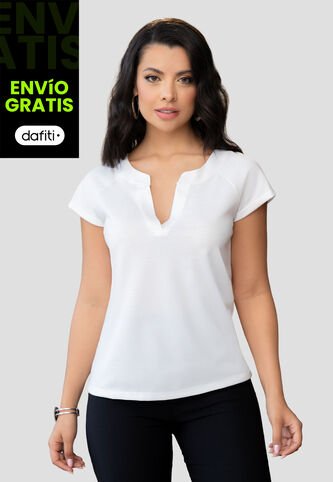 Blusa Mujer Blanco Mp 104190 MP