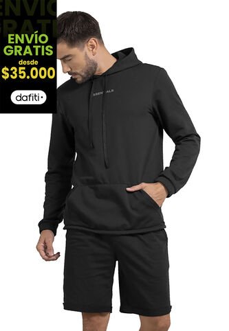 Bermuda Hombre Negro Mp 78571 MP