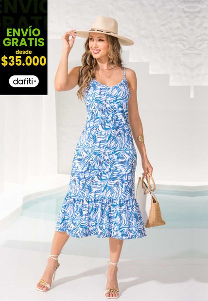 Vestido Exterior Estampado Mp 1664