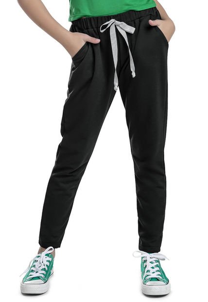 Jogger Niñas Infantil Negro Mp 79792