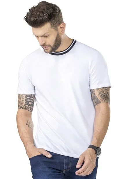 Camiseta Hombre Blanco Mp 351