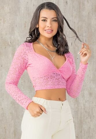 Crop Top Mujer Rosa Mp 102290 MP
