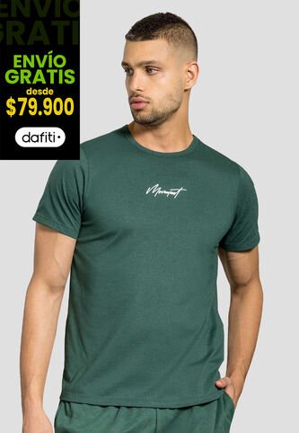 Camiseta Hombre Verde Pino Mp 100495 MP
