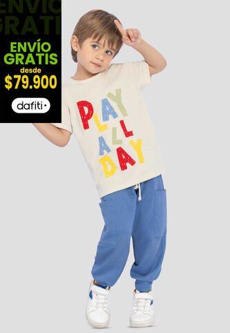 Conjunto Niños Infantil Bicolor Mp 111168 MP