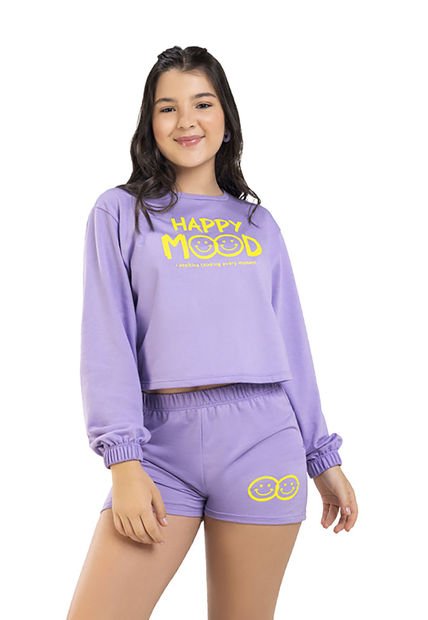 Conjunto Niñas Infantil Lila Mp 5844