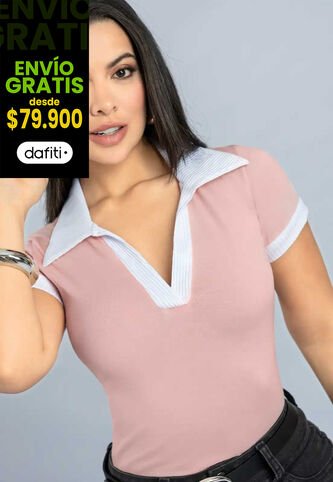 Polo Mujer Rosa Polvo Mp 111394 MP