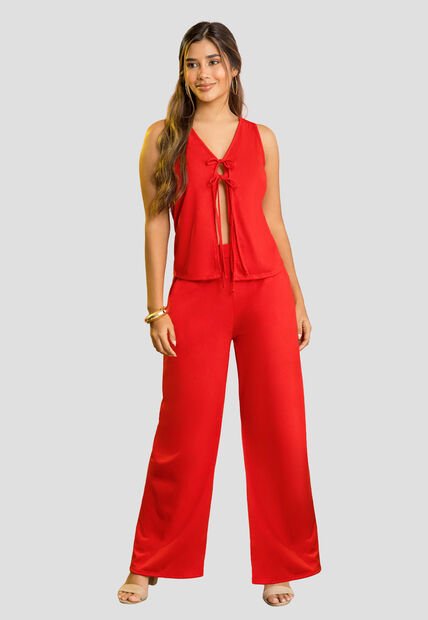 Conjunto Mujer Rojo Mp 114191