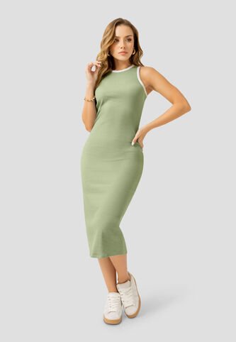 Vestido Mujer Verde Matcha Mp 107540 MP