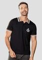 Polo Hombre Negro Mp 114118 de MP