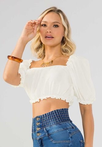 Crop Top Mujer Blanco Mp 100065 MP