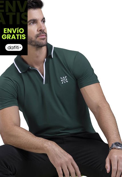 Polo Hombre Verde Mp 87630