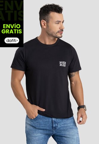 Camiseta Hombre Negro Mp 101746 MP