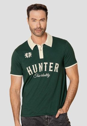 Polo Hombre Verde Pino Mp 114117